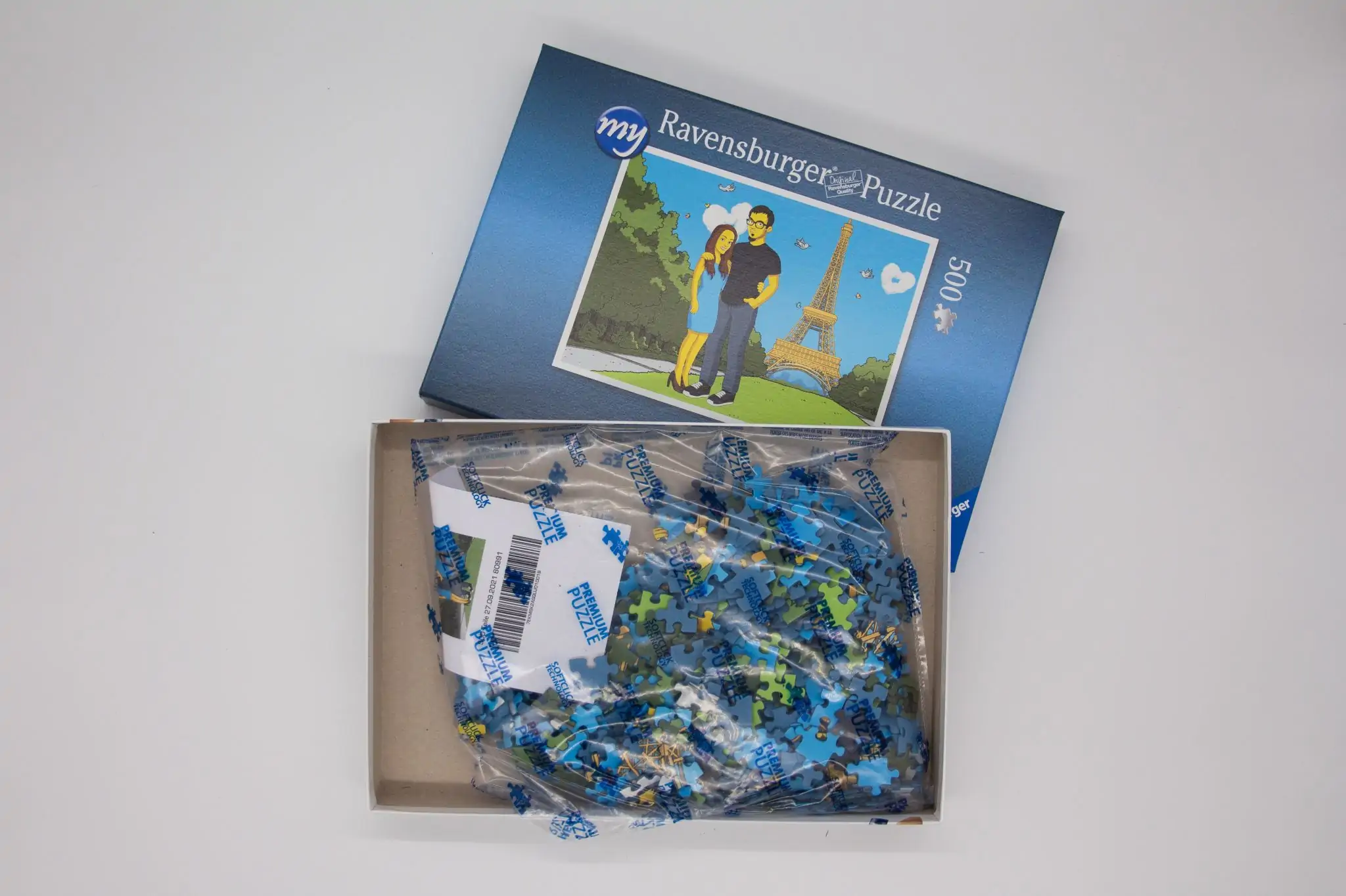 Du in Gelb als Puzzle